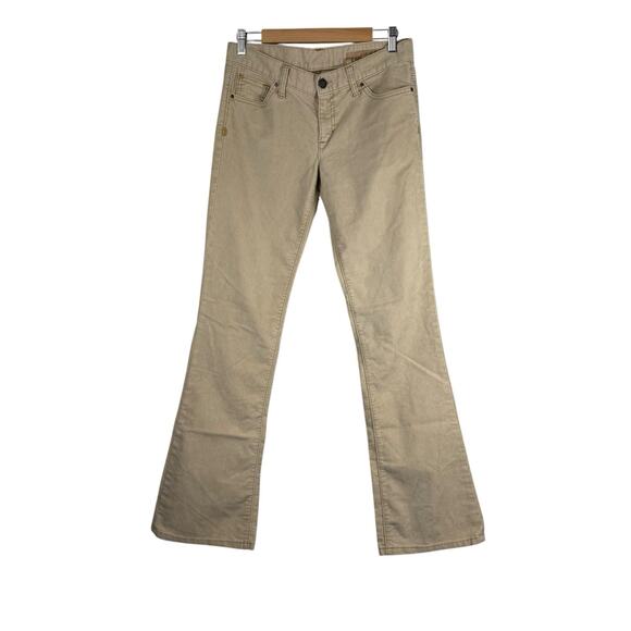 Gap Pants Womens 8 Long Limited Edition Low Rise Flare Corduroy Brown Vintage - Picture 1 of 14